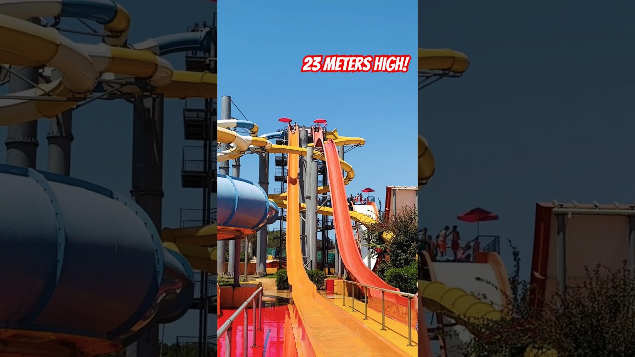 The fastest waterslide in greece! #kreta #aquaplus #waterpark #bodyslide #extremeslide