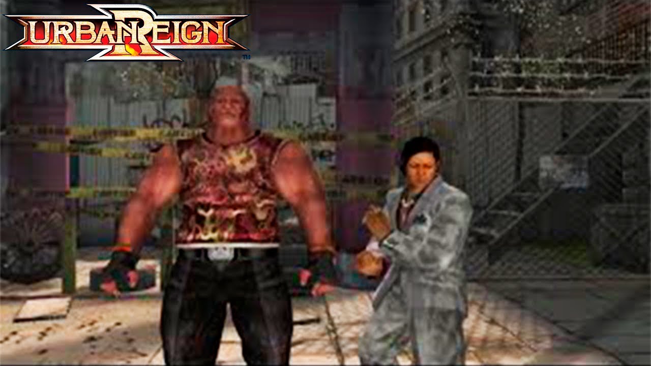 Urban Reign - Tag Team - Lin Fong Lee and Golem (PS2 HD)