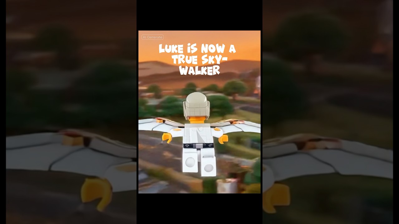 #CapCut Luke is a SKYWalker!! #starwars #lukeskywalker #brickseparator #comedyvideo