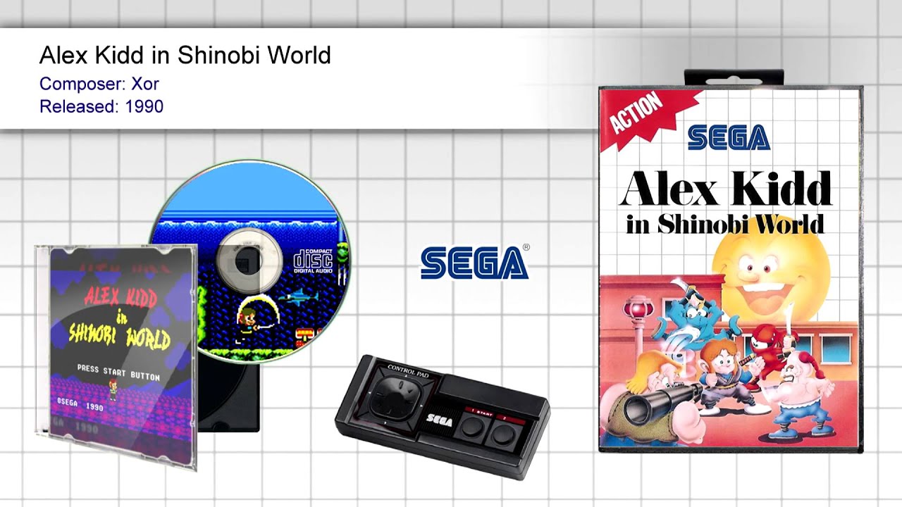 Alex Kidd in Shinobi World (Full OST) - SMS