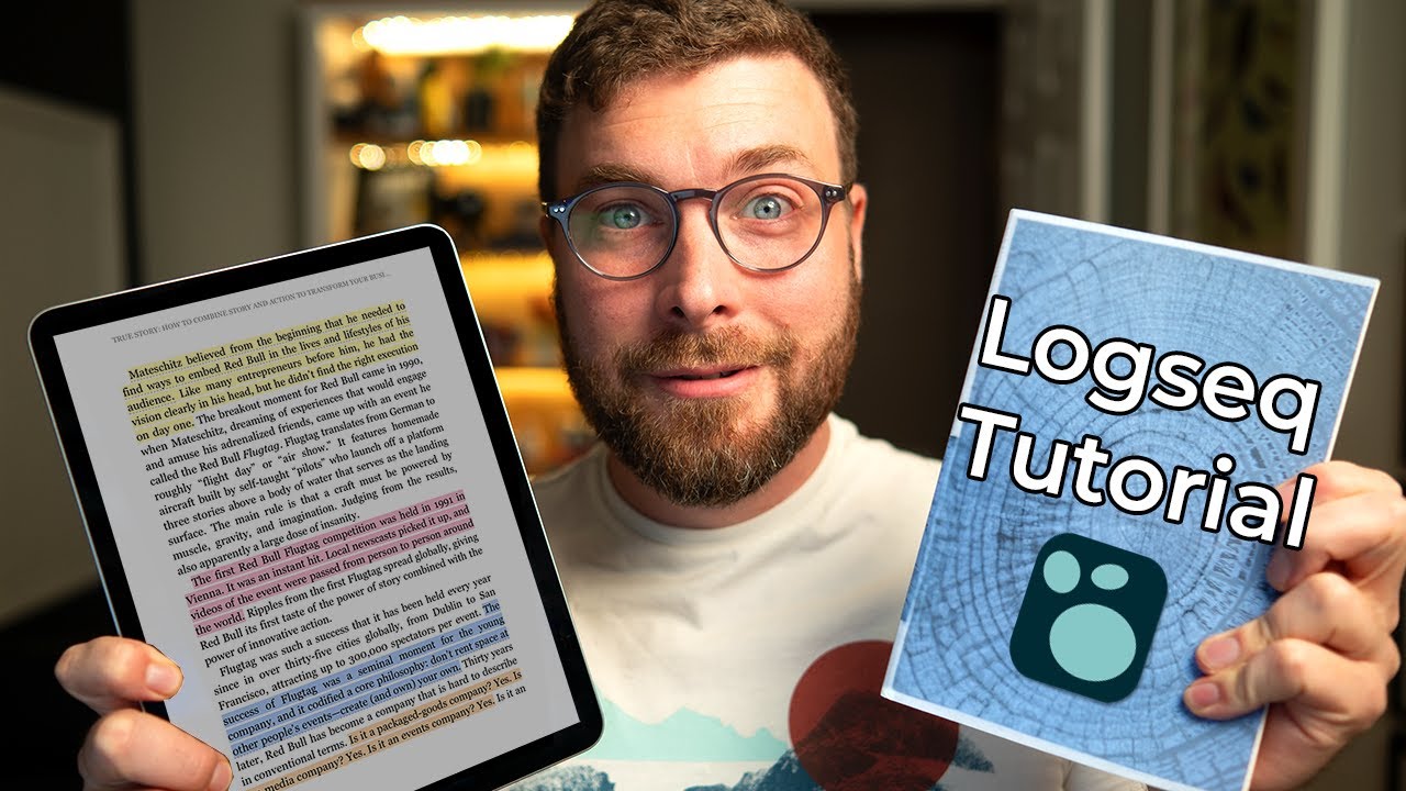 Как я использую Logseq для управления PDF-файлами и выделением текста в книгах