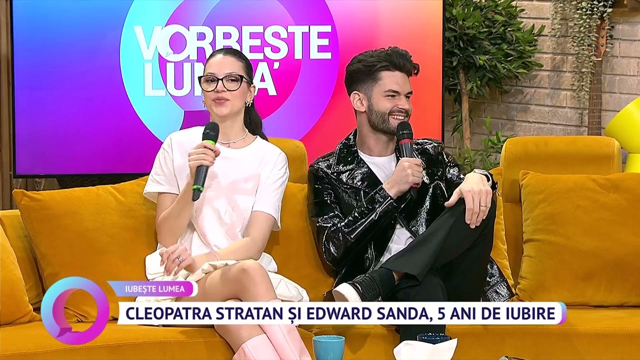 Cleopatra Stratan și Edward Sanda, 5 ani de iubire
