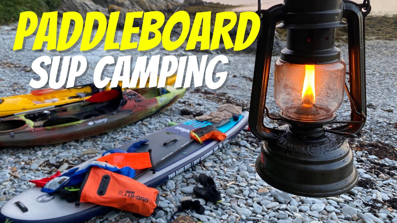 SUP Paddleboard CAMPING on a Celtic island | Stand up Paddleboard Adventure UK