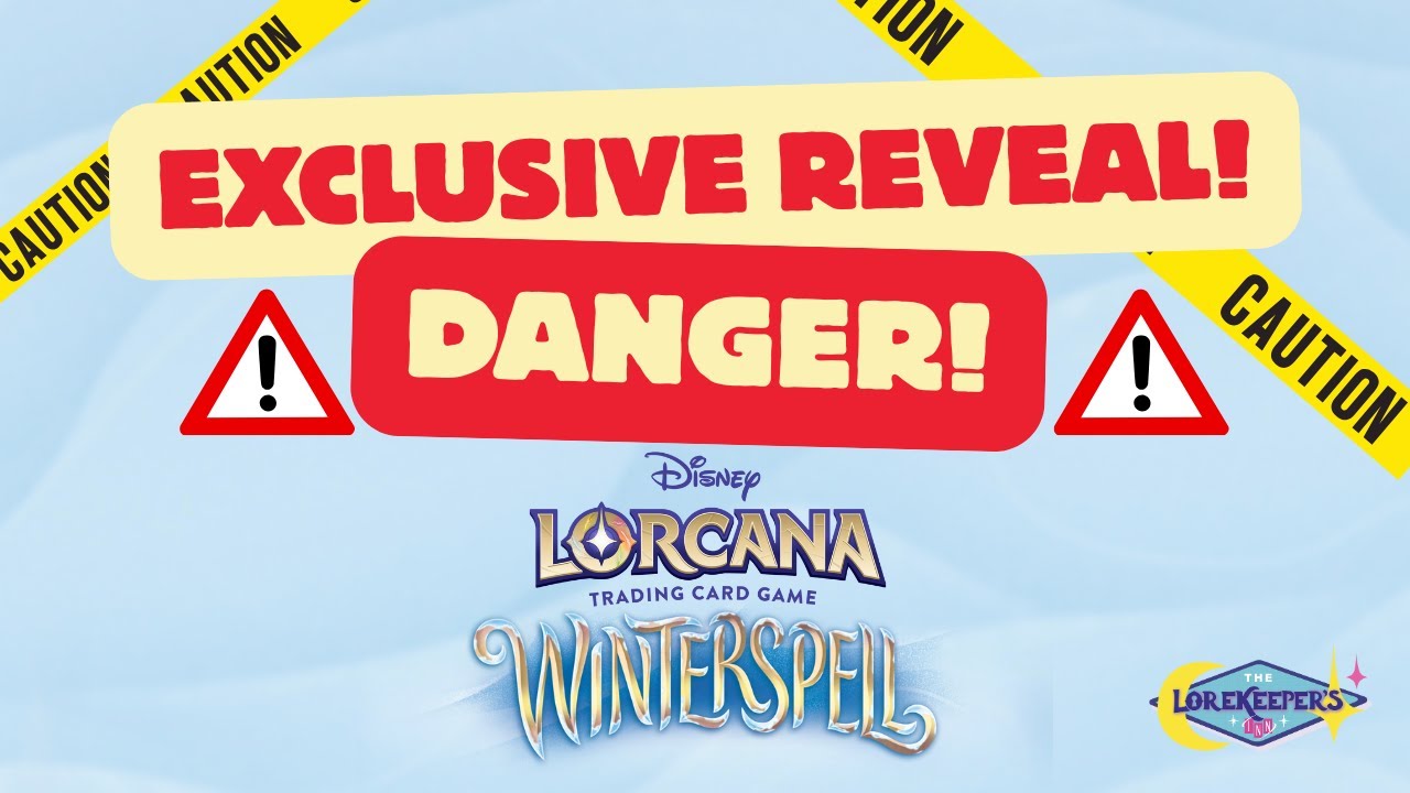 Эксклюзивная презентация Disney Lorcana Winterspell — БУДЬТЕ ОСТОРОЖНЫ!