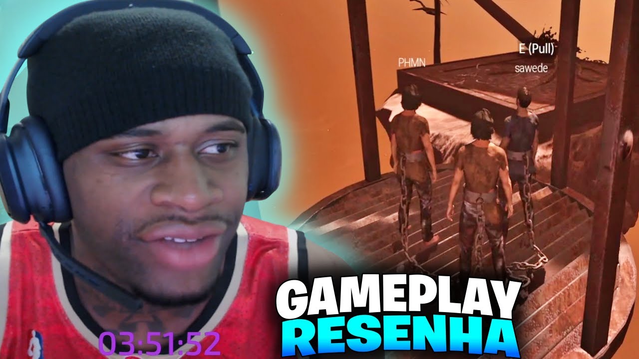 OCLENIS JOGANDO CHAINED TOGETHER COM OS PARCEIROS! ABANDONOU O JOGO KKKKK