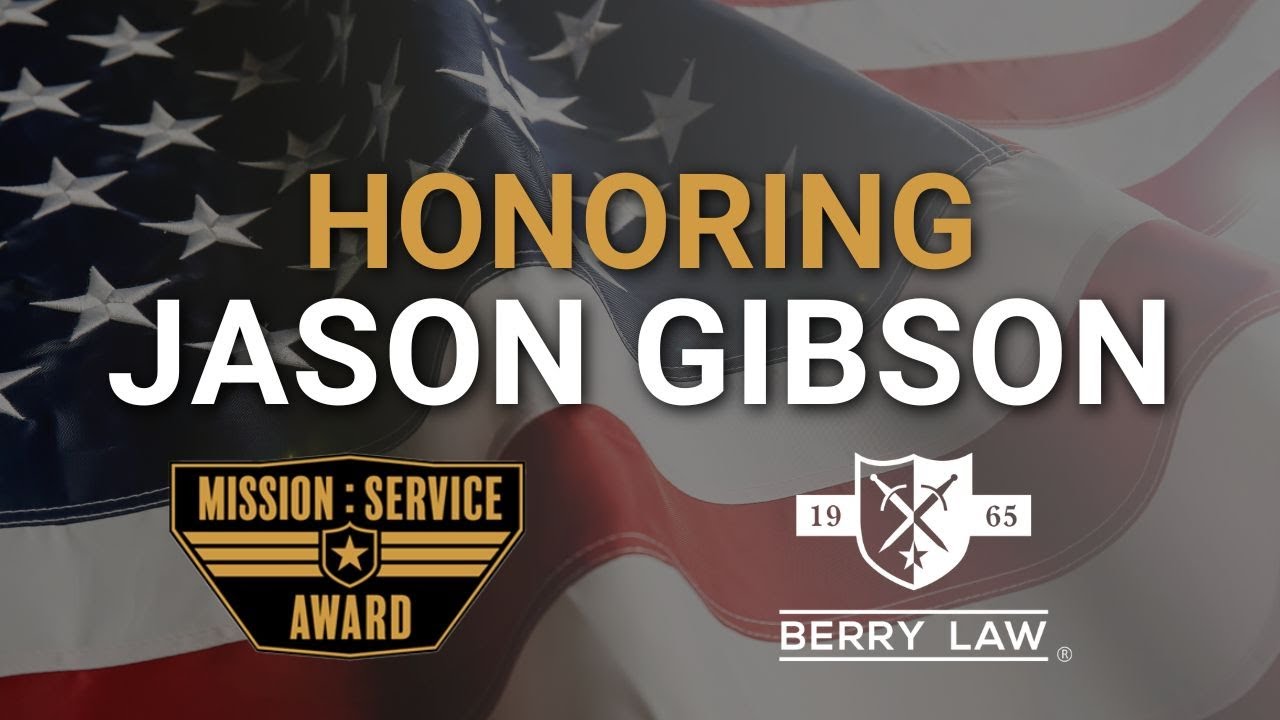 Mission Service Award Recipient | Jason Gibson​
