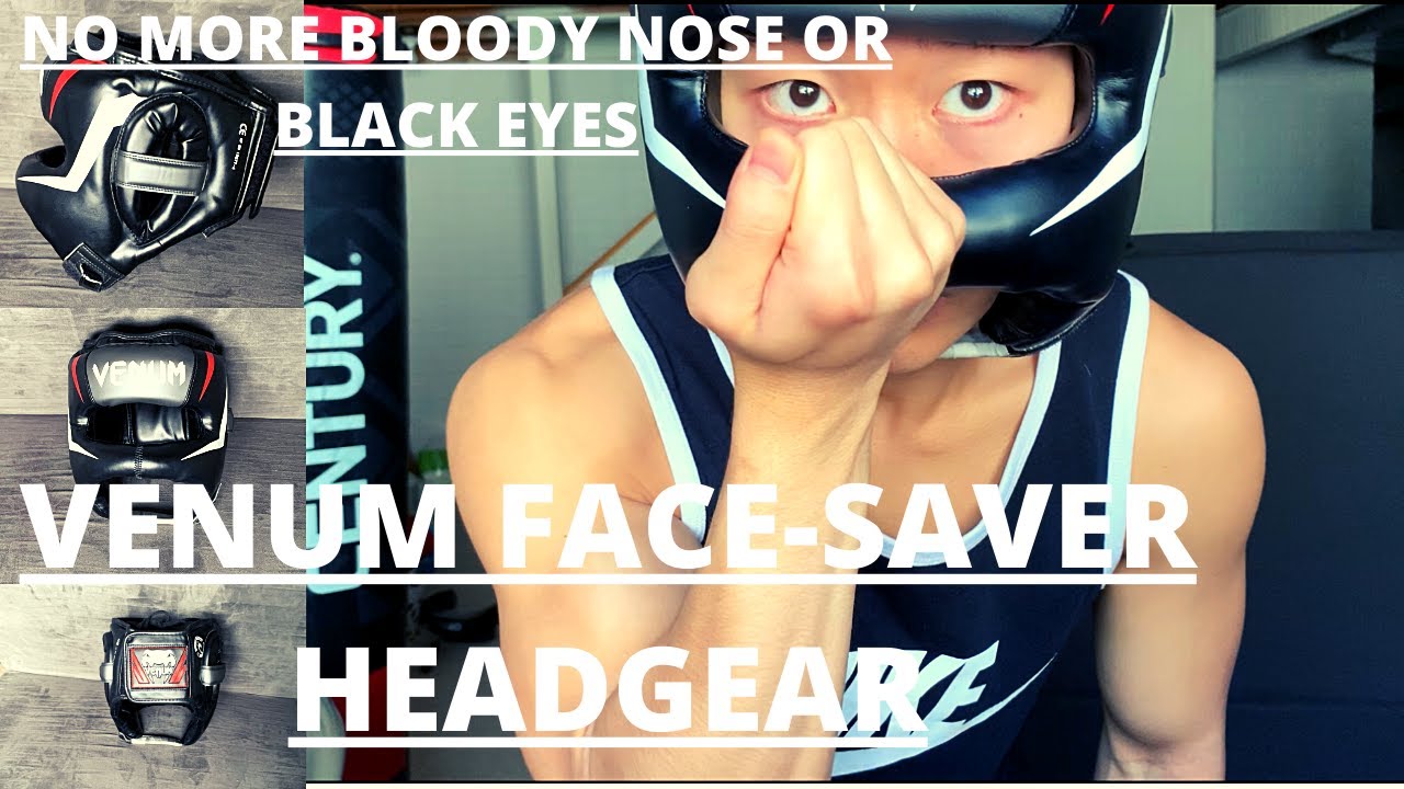 NO MORE BROKEN NOSE, BLACK EYE, AND BLEEDING WHILE SPARRING. VENUM FACE-SAVER HEADGEAR REVIEW.