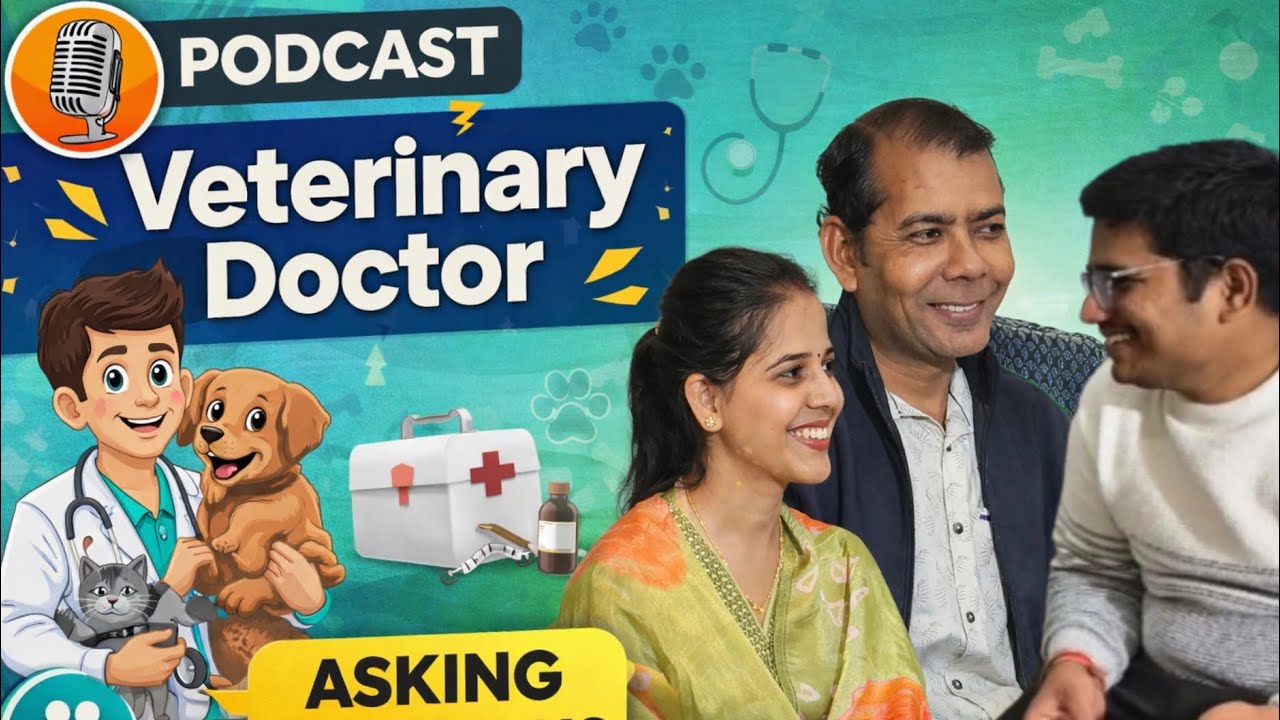 Vet Field की पूरी सच्चाई | Veterinary Career, Schemes | Dr Sonu Patidar Podcast AVFO shrushti sharma