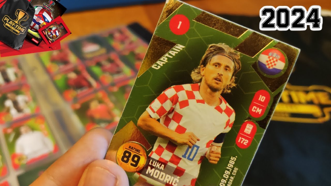 STIGAO JE LUKA MODRIĆ PLAY-TIME GOAL STARS 2024 IZ KONZUMA + 5 PAKETIĆA