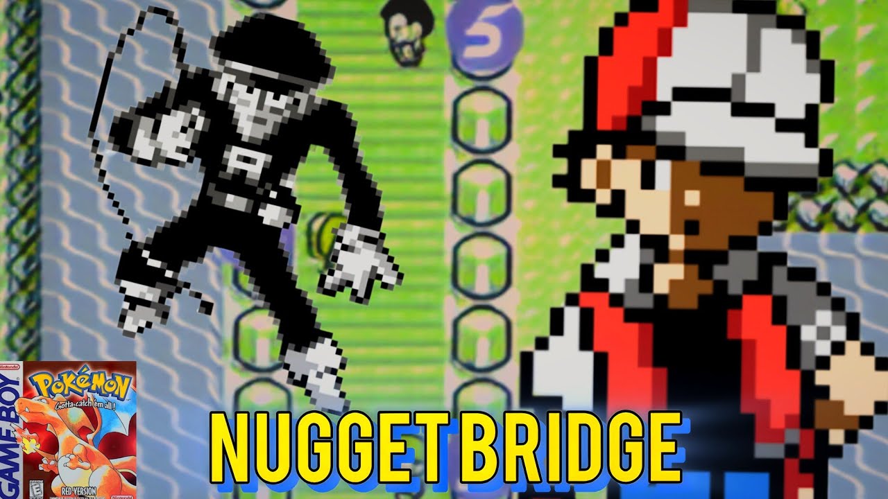 beating everybody in NUGGET BRIDGE / Pokemon Red Version ep. 16
