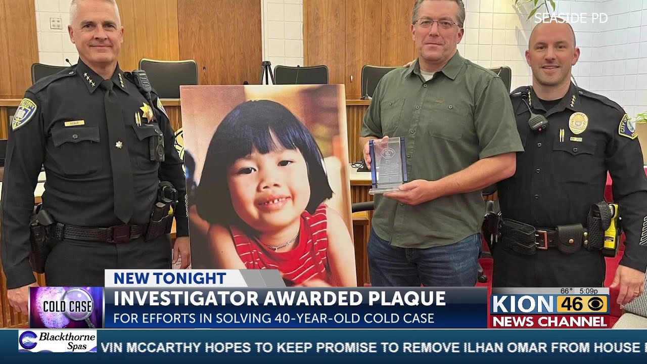 Seaside Police gives plaque to investigator who helped solved Anne Pham cold case murder