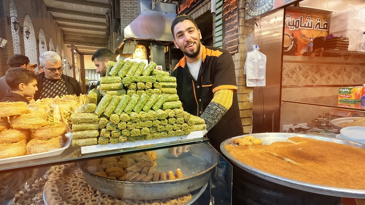 Erbil! Sweet Street Food 2024 | Amusing Street Food in Iraq - Kurdistan