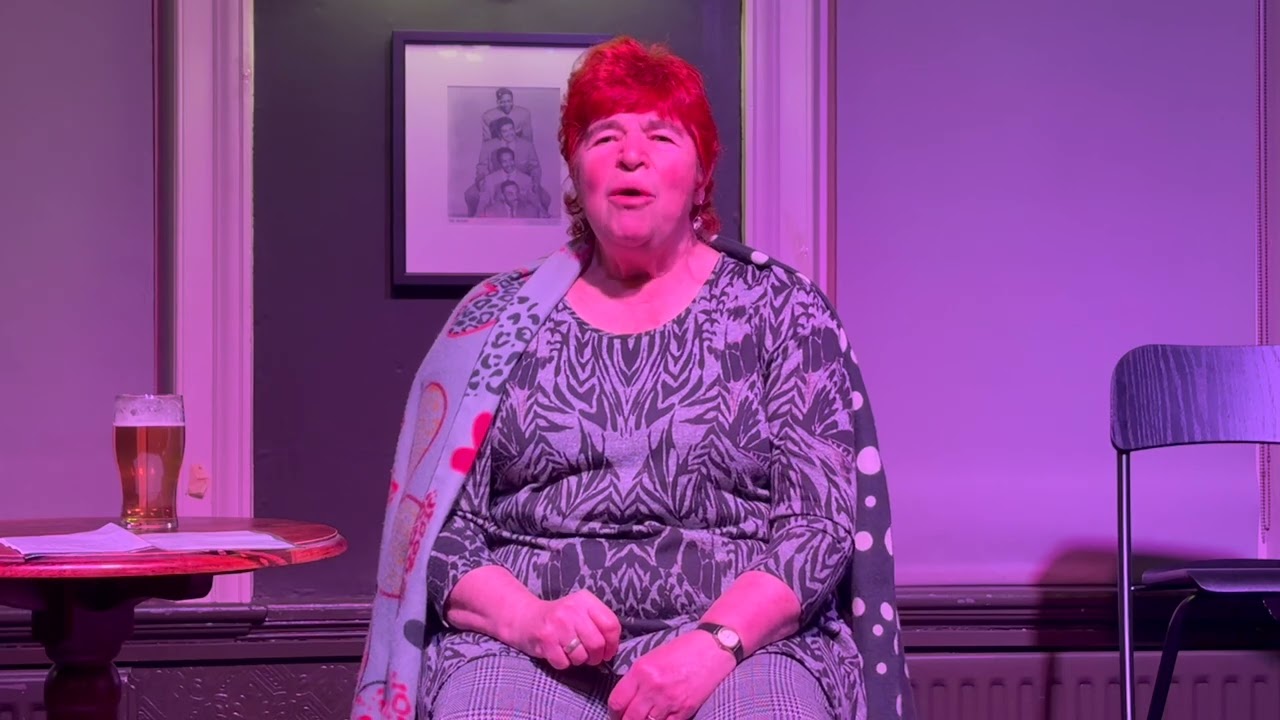 Corinne Male at The Bridge Folk Club – Saint Pancras Rent Strike (John Foreman)