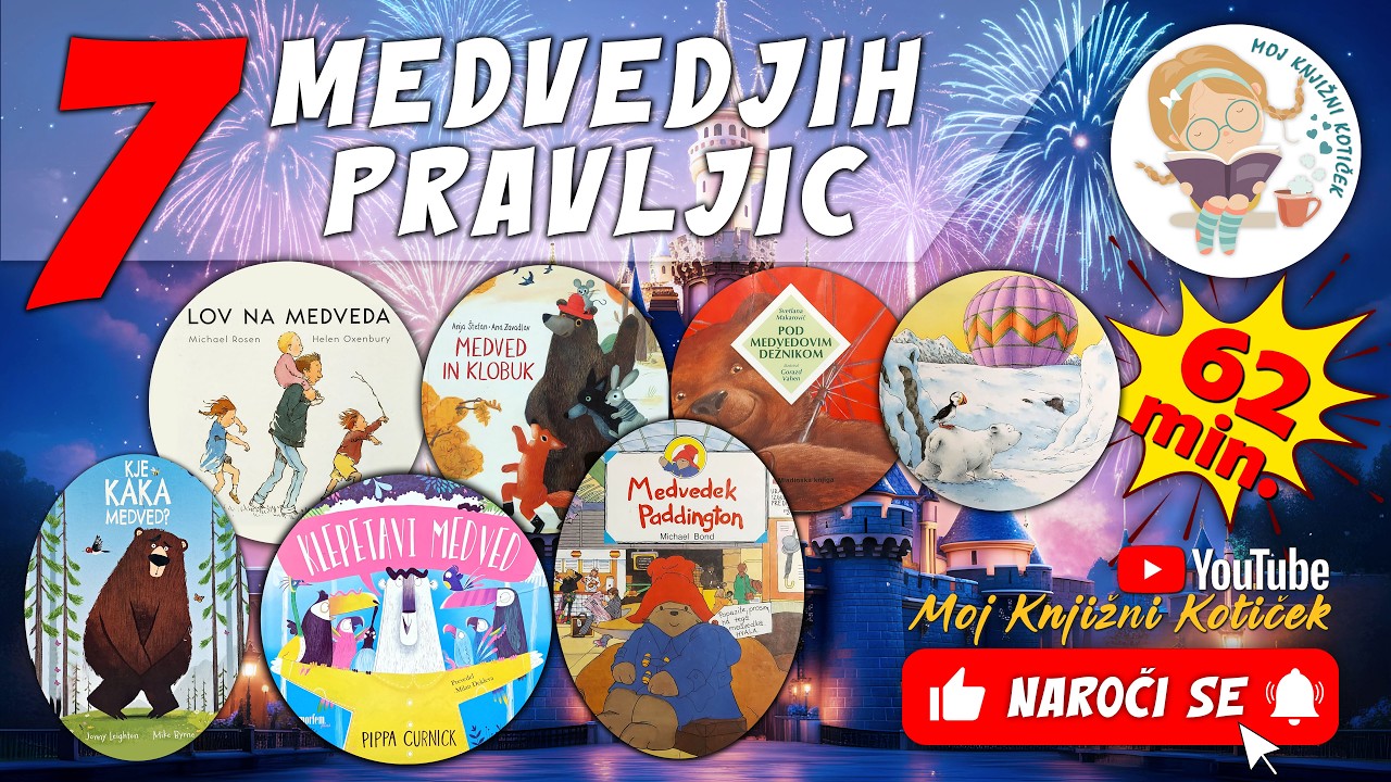 7 MEDVEDJIH PRAVLJIC - skupek pravljic za lahko noč