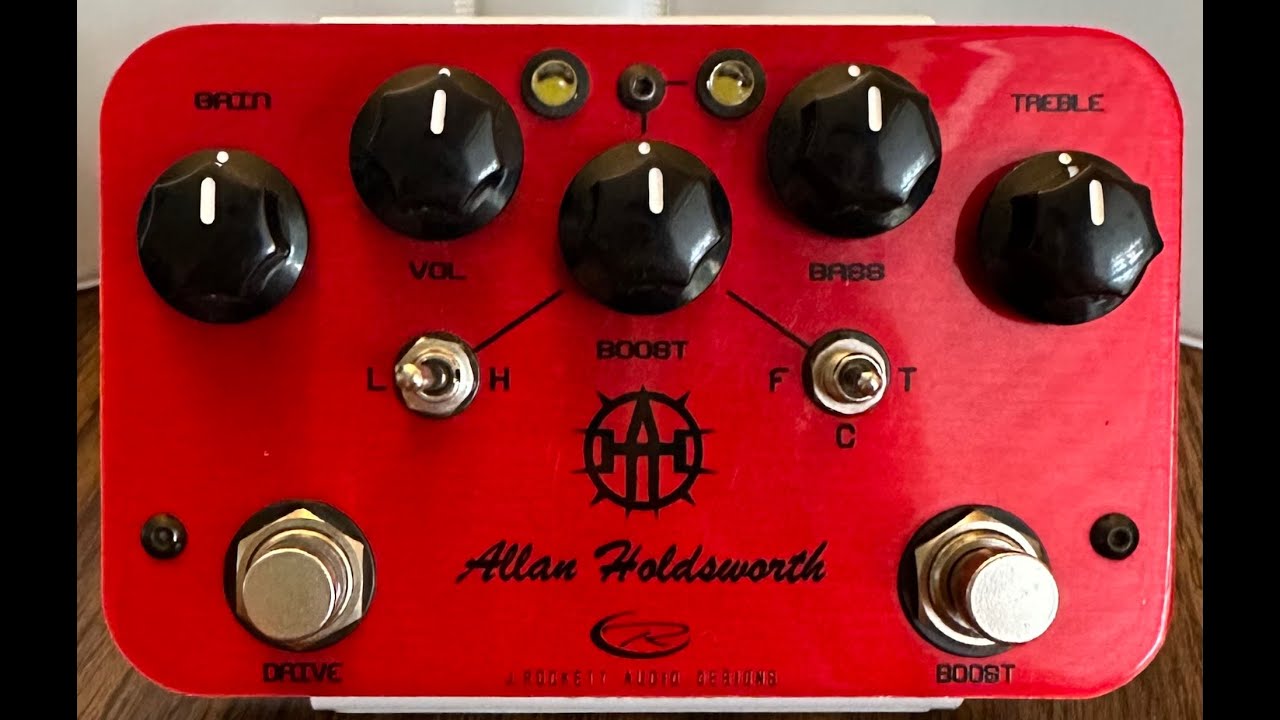 J. Rockett Audio Designs Allan Holdsworth Signature Overdrive & Boost Guitar Pedal Demo Distortion