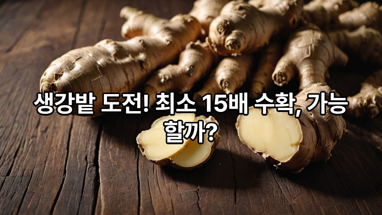 [2025.04.18~19 생강]비바람을 맞아가며 생강심기를 마쳤습니다.