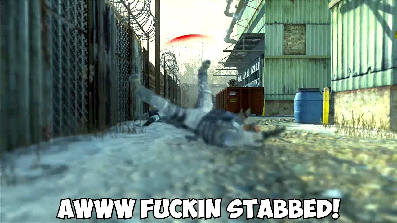 COD Ghosts Gun Game Reactions - Knifing Trolling Rage Reactions!!