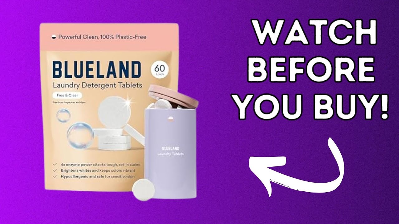 BLUELAND 100% Plastic-Free Laundry Detergent Tablets | Product Review