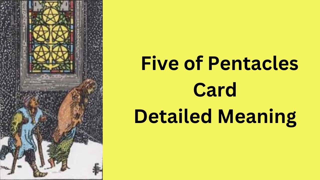 Five of Pentacles — Tarot Card Meaning  || Minor Arcana || Learn Tarot With Nidhi