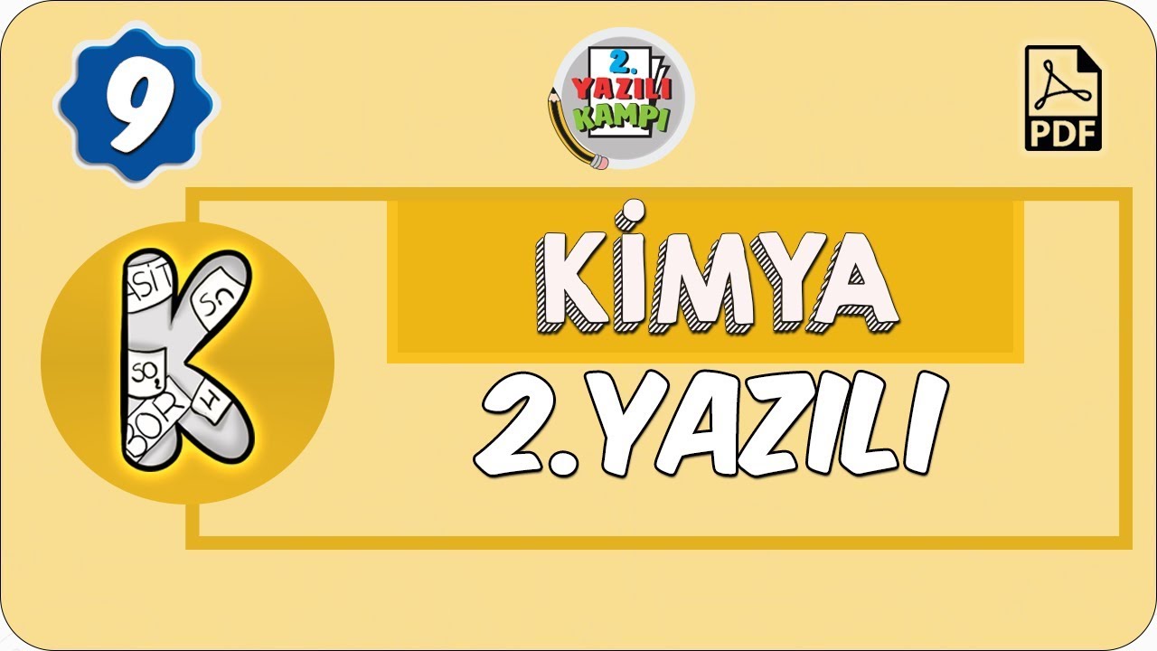 9. Sınıf Kimya | 1. Dönem 2. Yazılıya Hazırlık