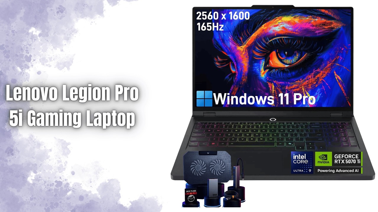 Lenovo Legion Pro 5i Gaming Laptop Review | Ultra 9 275HX & RTX 5070 Ti Beast!
