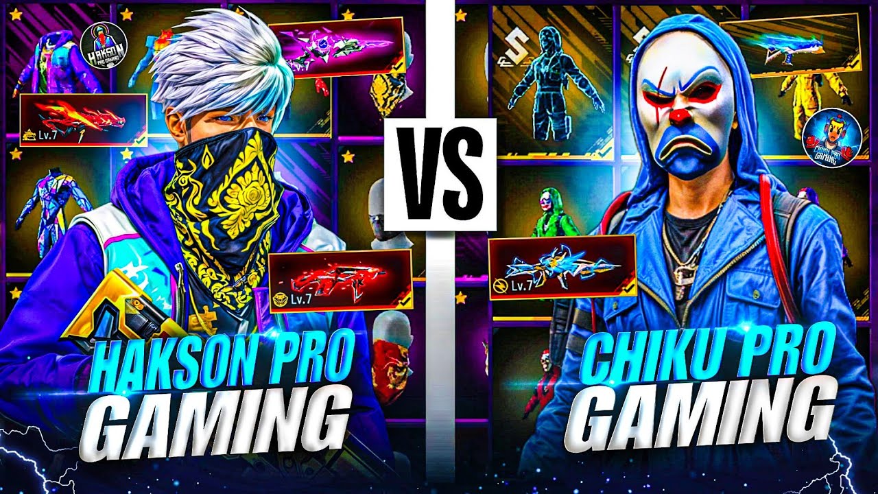 Biggest Collection Verses of Hakson Pro Gaming vs Chiku Pro Gaming 😱 Garena Free Fire
