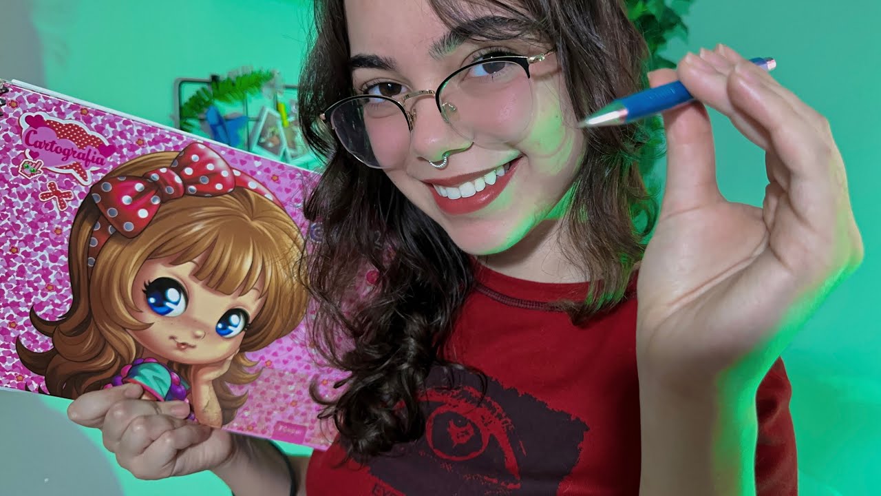 ASMR | Garota te desenhando
