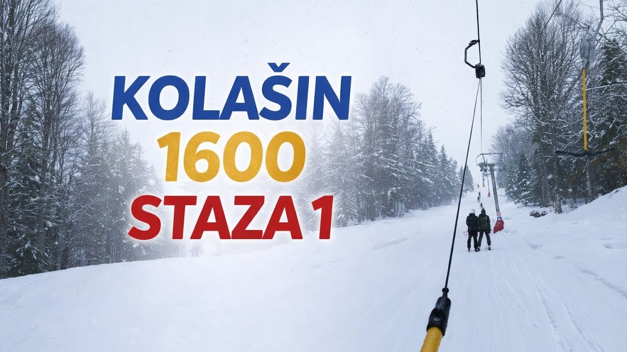 Kolašin 1600 staza 1 ( ski lift sidro ) 