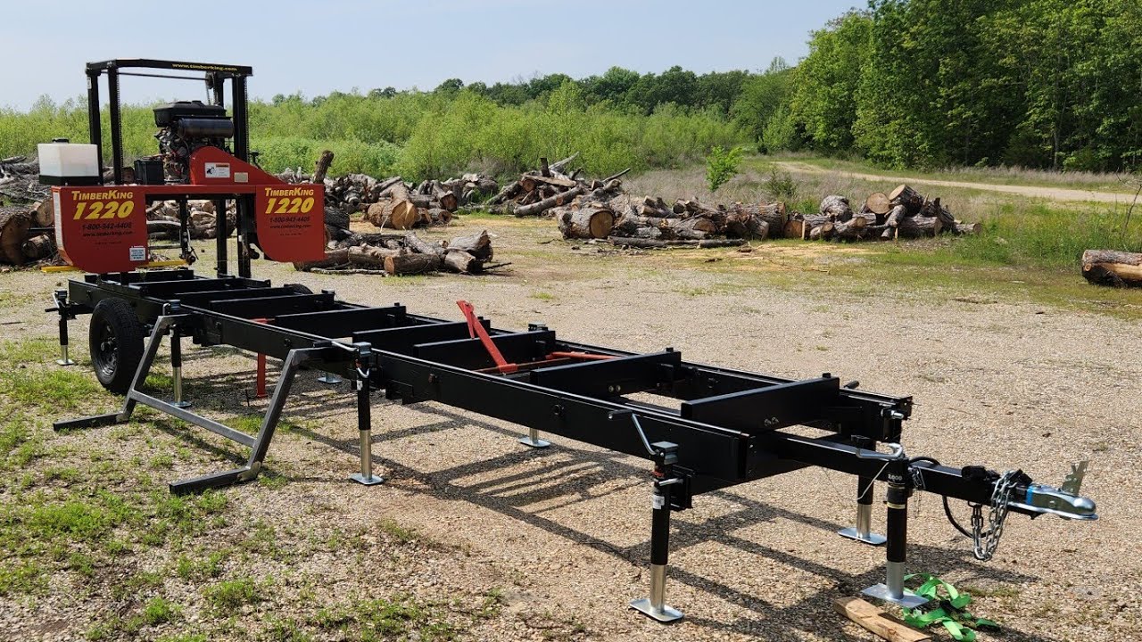 Making a Trailer for Timberking 1220 Sawmill
