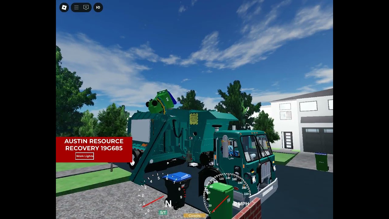 EX Los Angeles Sanitation Waste Management Peterbilt 520 Octagonal Amrep