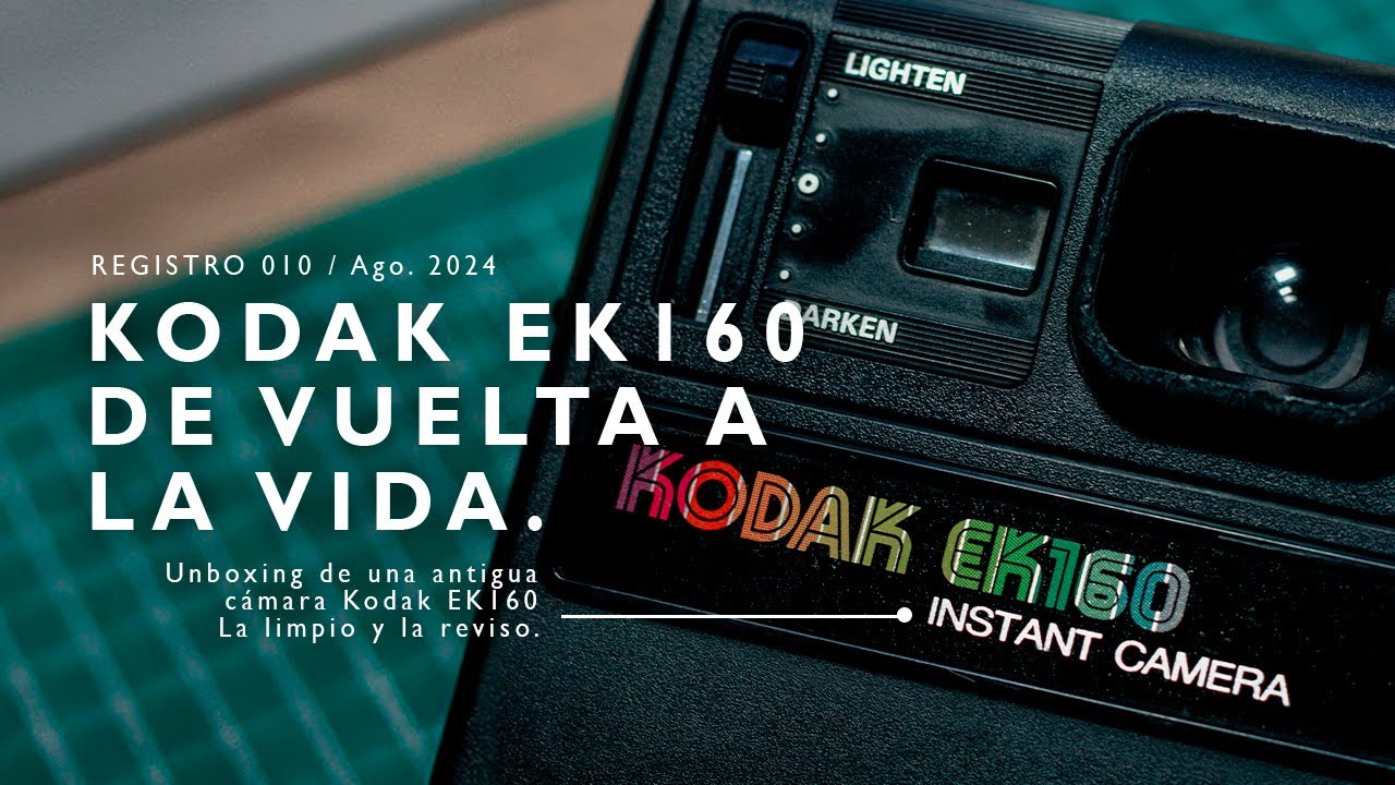 🧽 Cámara retro: Unboxing y primer vistazo a la Kodak Ek160