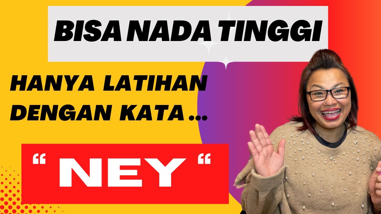 Eps.10 BISA NADA TINGGI HANYA DENGAN KATA NEY❗️#belajar #nadatinggi #nyanyi #latihan  #kursus#tips