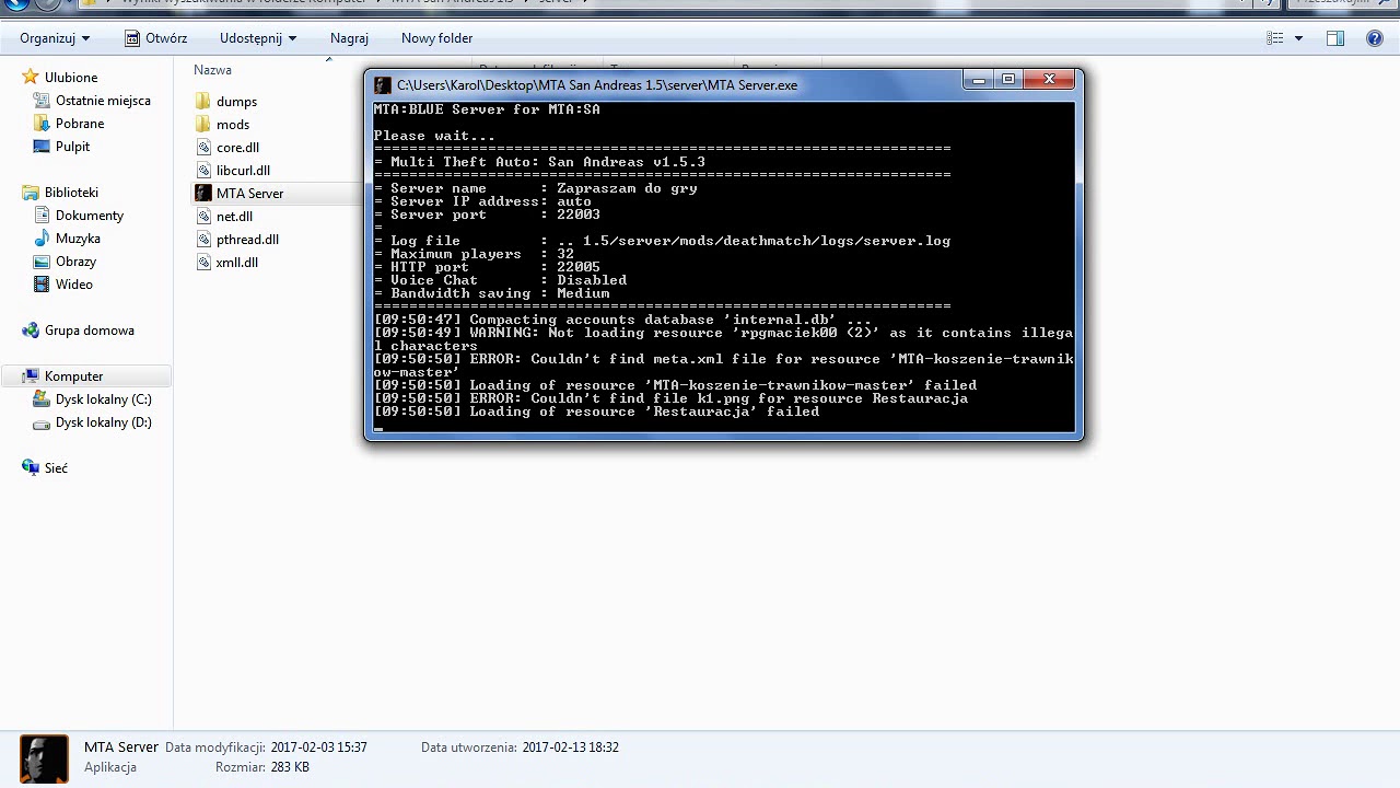 Jak stworzyć własny serwer lokalny w MTA