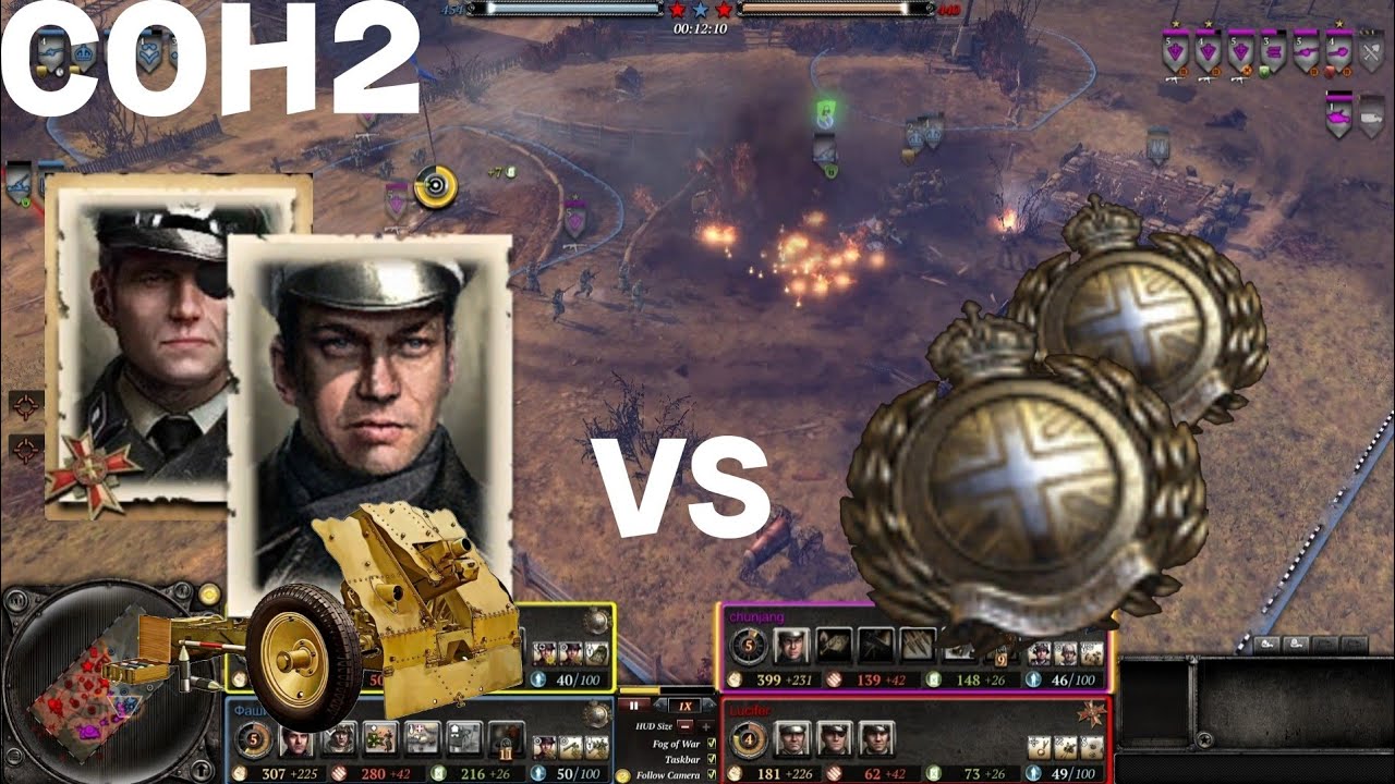 COH2 2v2 Feuersturm Doctrine vs British Forces