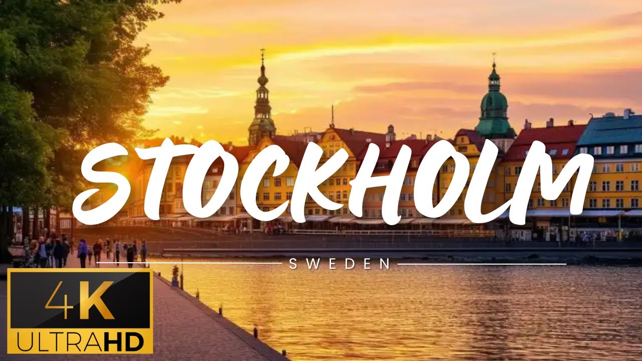 Sweden, Stockholm 4K - City Walking Tour