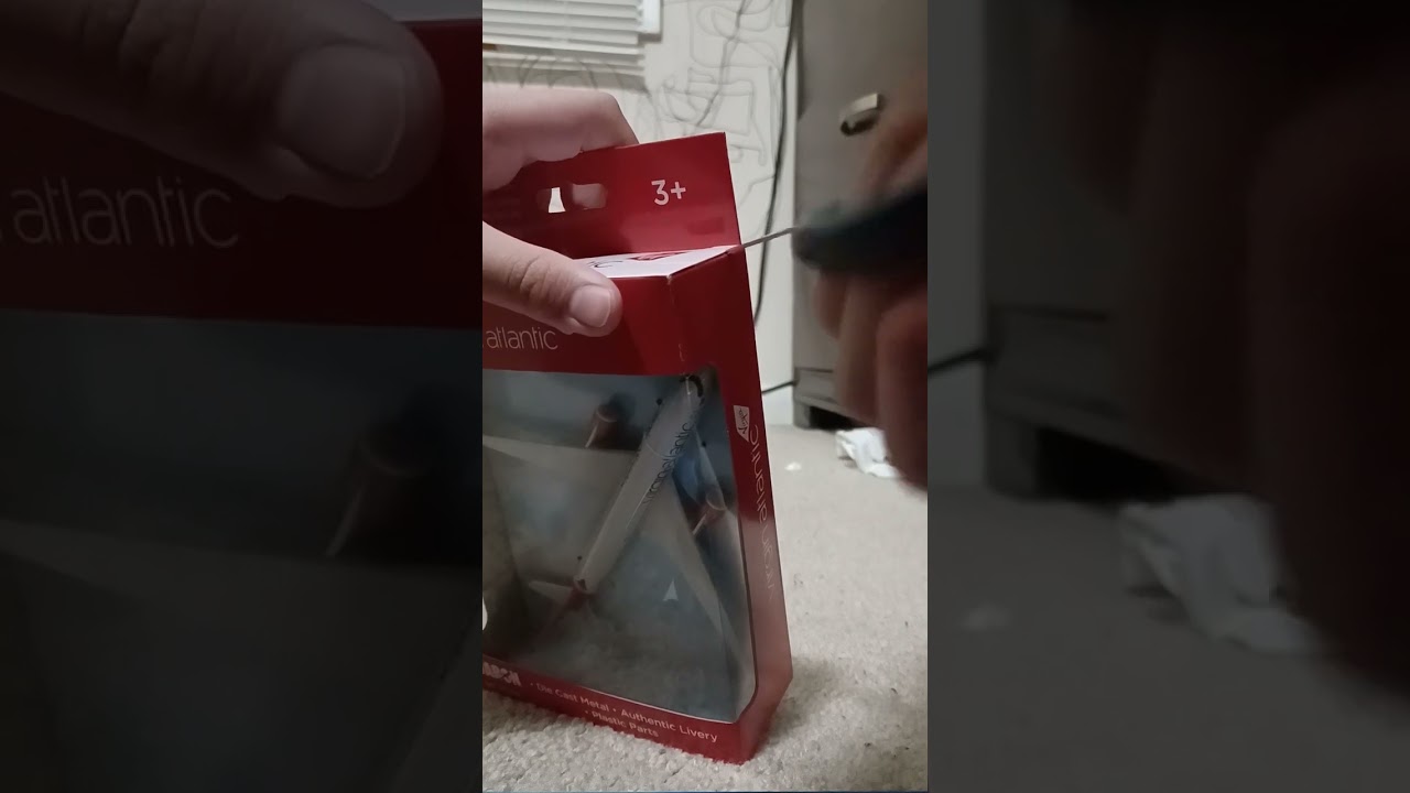 Fragile Box with (RARE) Virgin Atlantic A350 Daron Single Plane + Unboxing