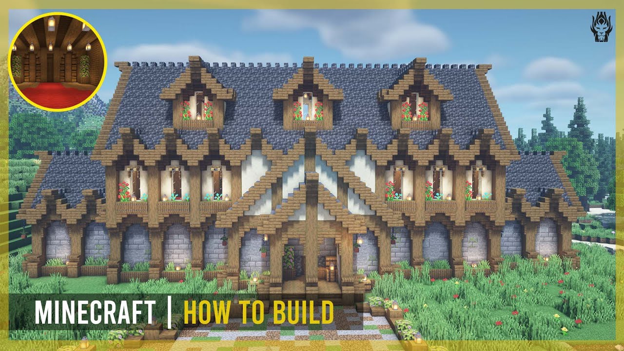 Minecraft How to Build a Huge Storage House (Tutorial)