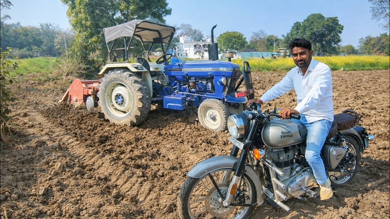 Aaj Khud Tractor Chalaya 🚜 | Khet Jot Diya Pura | 🤩