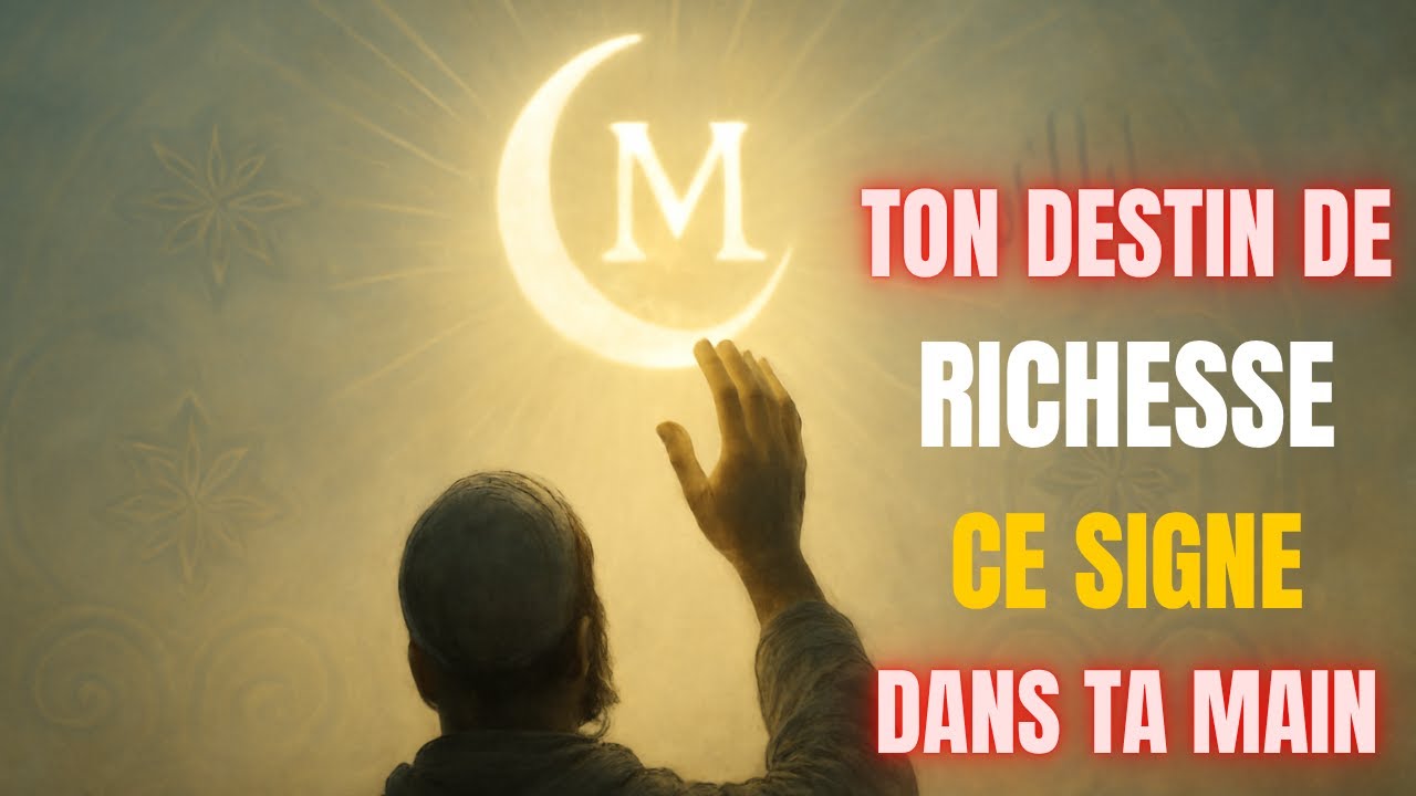 Si tu as CE signe dans ta main (Croissant ou lettre M) : C’est un DESTIN de richesse qu’Allah