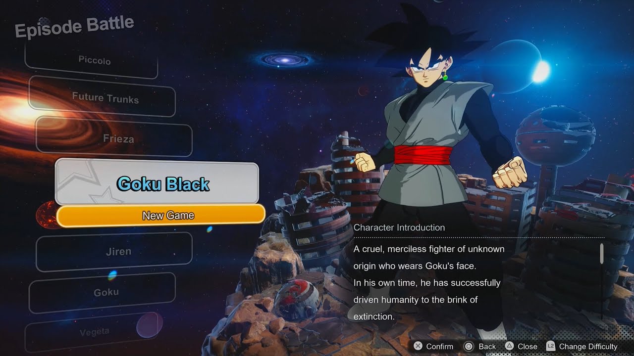 Dragon Ball Sparking Zero Goku Black / Zamasu Episode