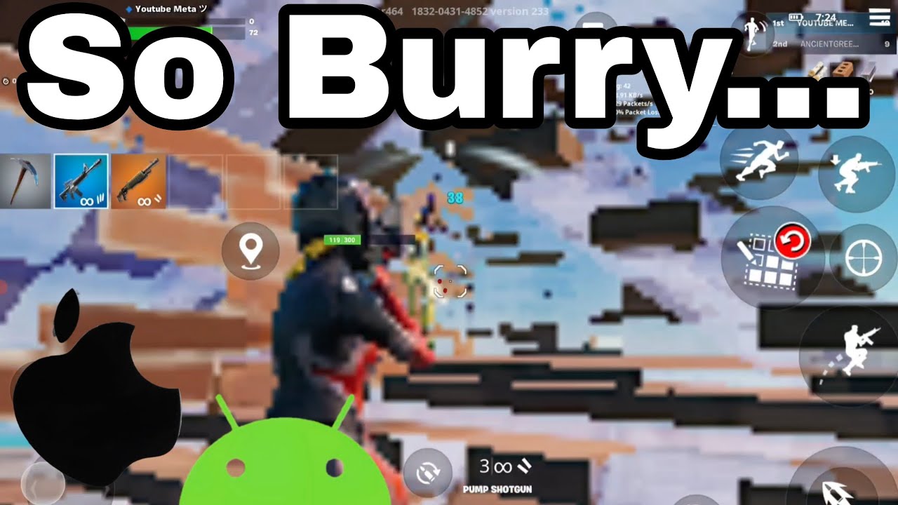 Fortnite Mobile BUT switching my RESOLUTION every MINUTE...