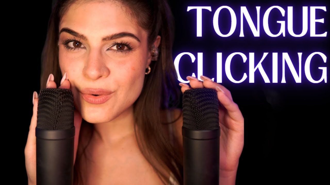 TONGUE CLICKING ASMR con Hand Movements, Nail Tapping e Finger Fluttering