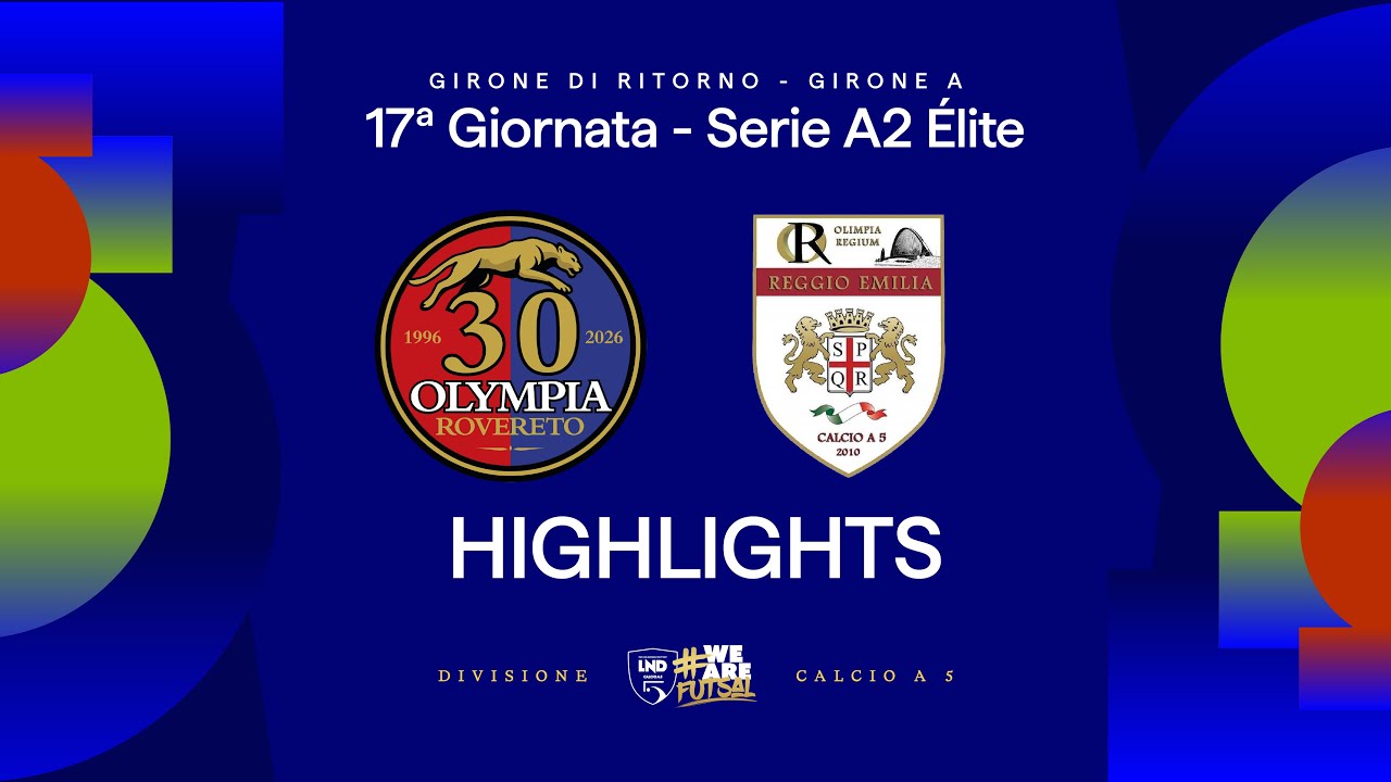 Dolomiti Energia Rovereto-Reggio Emilia 5-2 | Gol e HL | 17ª giornata | Serie A2 Élite 2025/26 - A