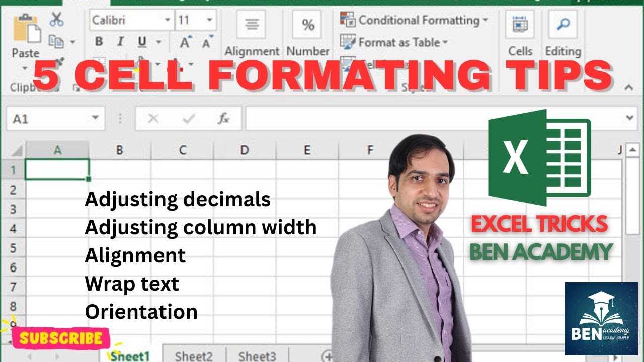 5 Simple Tips to Make Excel Cells Clean, Clear, and Visually Pleasant