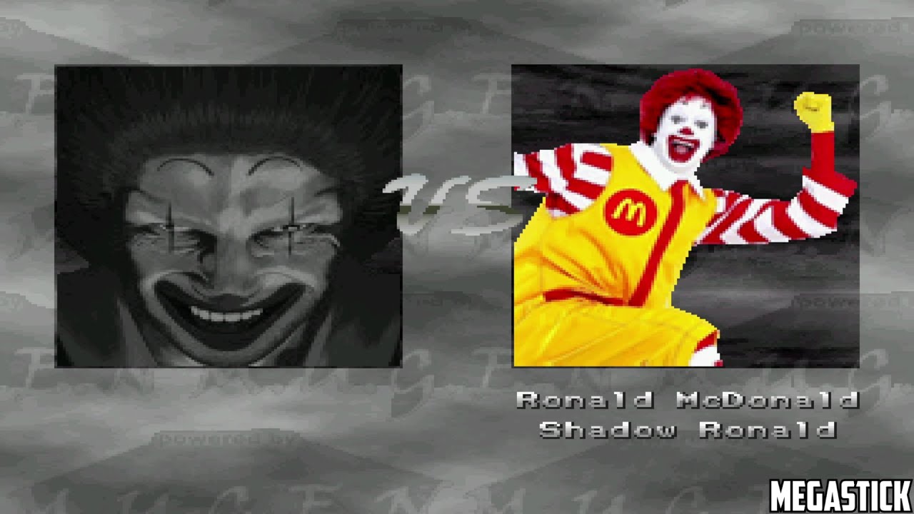 Dark Donald Vs Ronald McDonald Team - Mugen (4vs4 Patch)