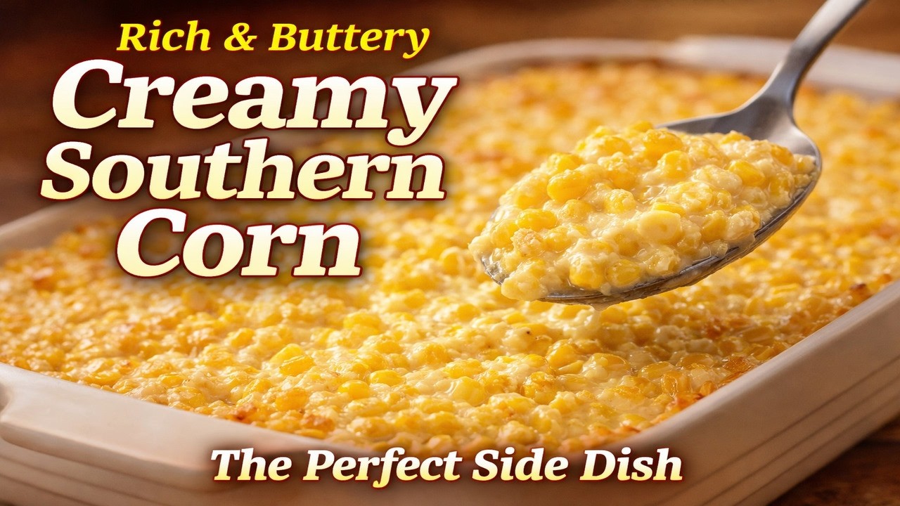 Rich & Creamy Southern Creamed Corn 😍🌽