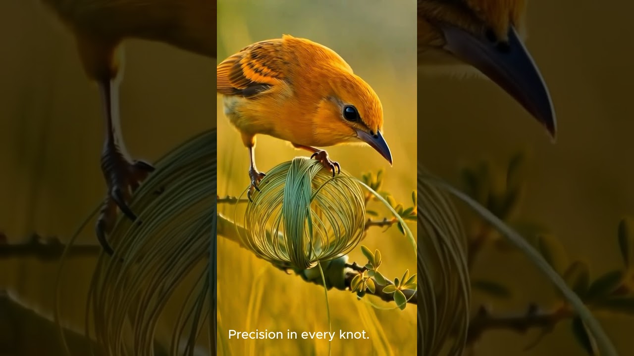 Nature's Master Architect: The Weaver Bird 🏗️