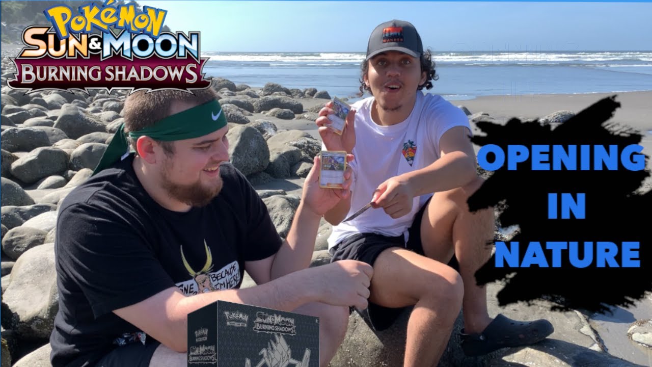 Pokemon Cards in Nature: Beach