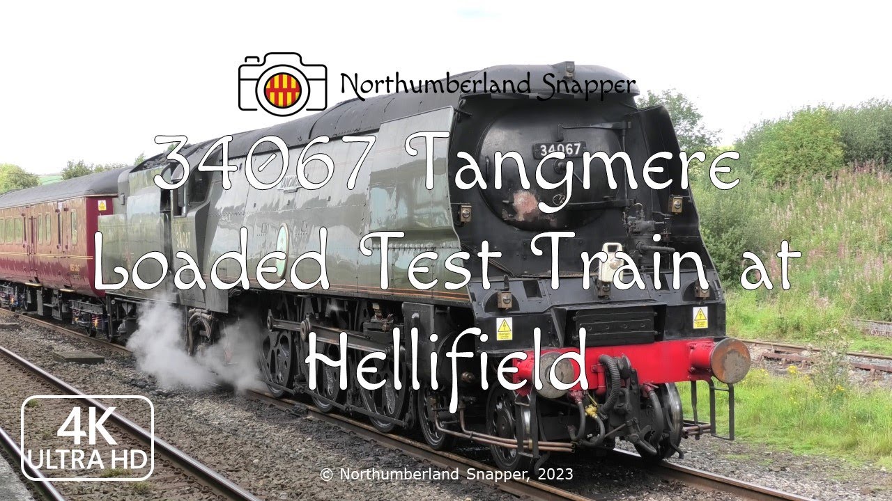 34067 Tangmere Loaded Test Train at Hellifield