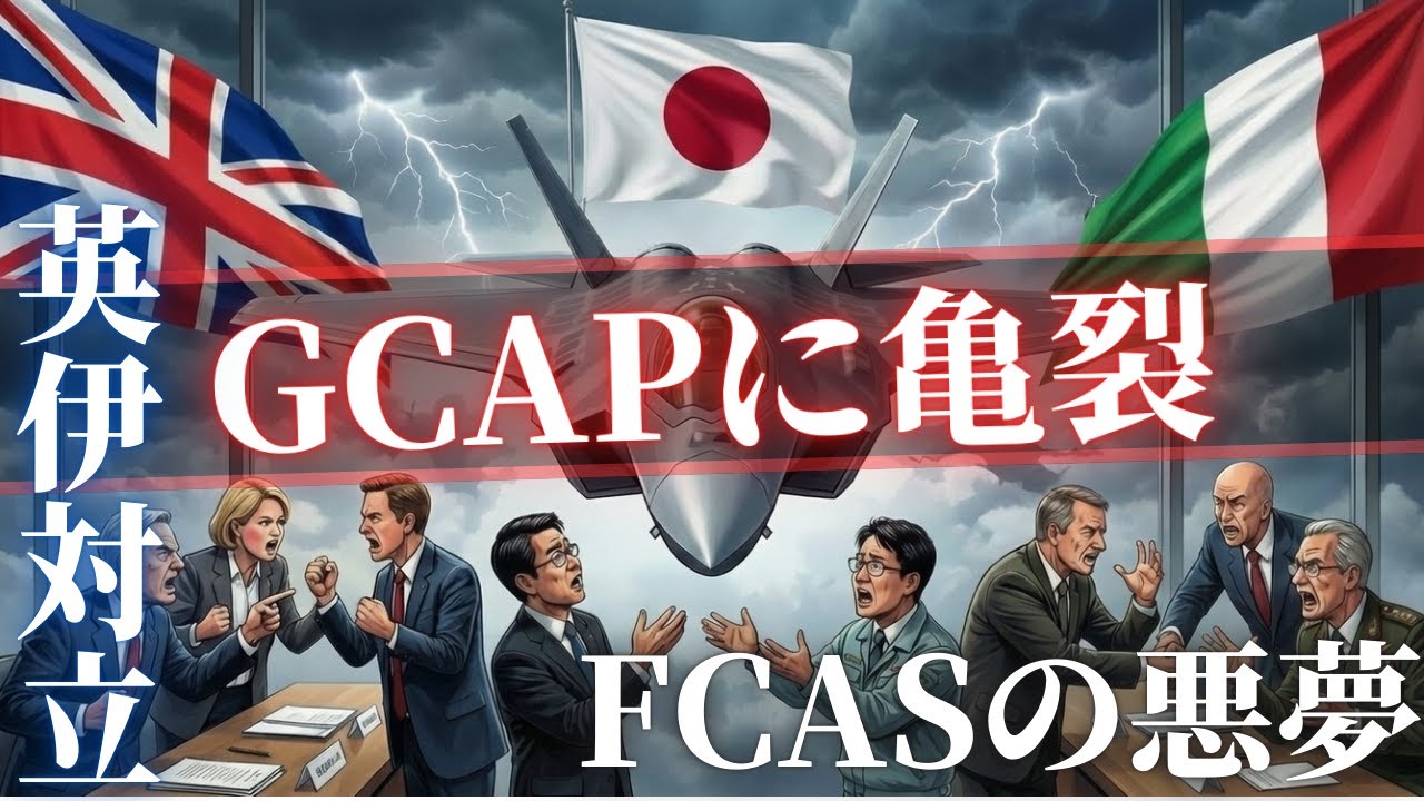 GCAP崩壊の兆候？英伊対立とFCAS破綻、日本は大丈夫なのか？